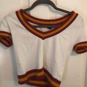 Cropped 70s Throwback Sweater